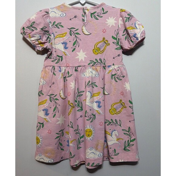 Mini Boden Lot of 2 dresses size 5-6 and 6-7 short sleeve cotton - Picture 4 of 12